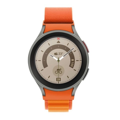 Pasek Tech-Protect Nylon Pro na Samsung Galaxy Watch 4 / 5 / 5 Pro / 6 / 7 / FE - pomarańczowy Pasek Tech-Protect Nylon Pro na Samsung Galaxy Watch 4 / 5 / 5 Pro / 6 / 7 / FE - pomarańczowy