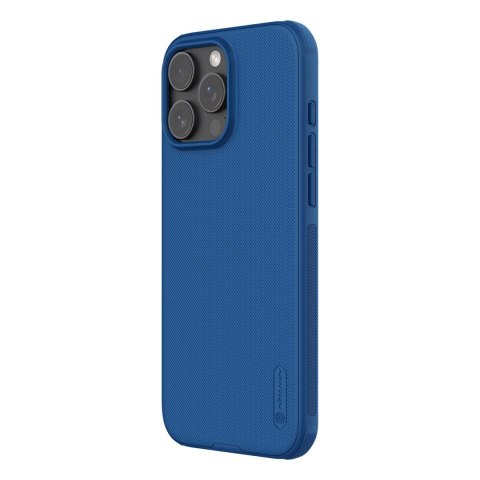 Etui Nillkin Super Frosted Shield Pro Magnetic Case na iPhone 16 Pro - niebieskie Etui Nillkin Super Frosted Shield Pro Magnetic Case na iPhone 16 Pro - niebieskie