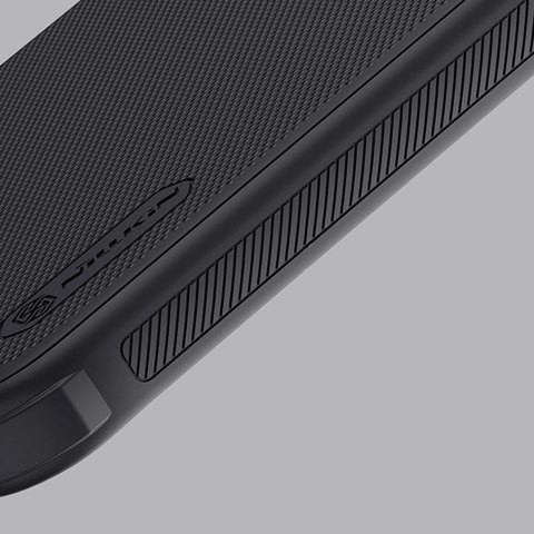 Etui Nillkin Super Frosted Shield Pro na iPhone 16 Pro - czarne Etui Nillkin Super Frosted Shield Pro na iPhone 16 Pro - czarne