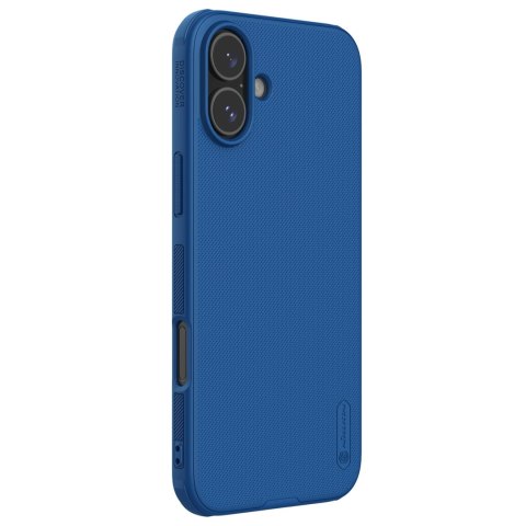 Etui Nillkin Super Frosted Shield Pro na iPhone 16 - niebieskie Etui Nillkin Super Frosted Shield Pro na iPhone 16 - niebieskie