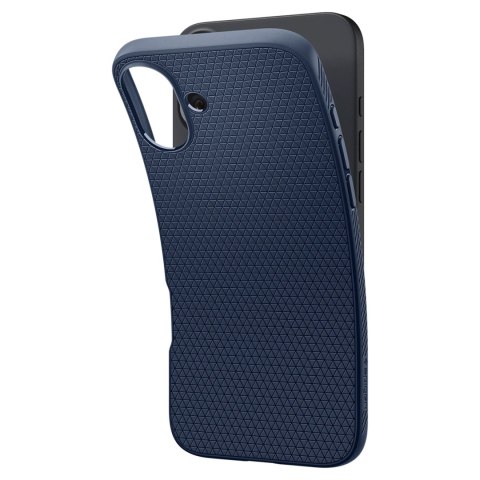 Etui Spigen Liquid Air na iPhone 16 Plus - niebieskie Etui Spigen Liquid Air na iPhone 16 Plus - niebieskie