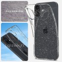 Etui Spigen Liquid Crystal na iPhone 16 - przezroczysto-brokatowe