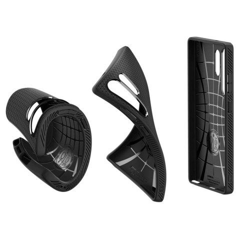 Etui Spigen Liquid Air na Samsung Galaxy S25 Ultra - czarne Etui Spigen Liquid Air na Samsung Galaxy S25 Ultra - czarne