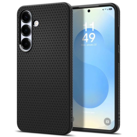 Etui Spigen Liquid Air na Samsung Galaxy S25+ - czarne-matowe Etui Spigen Liquid Air na Samsung Galaxy S25+ - czarne-matowe