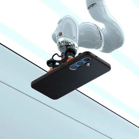Etui Spigen Liquid Air na Samsung Galaxy S25+ - czarne-matowe Etui Spigen Liquid Air na Samsung Galaxy S25+ - czarne-matowe