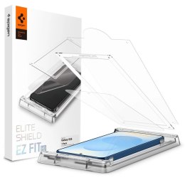 Szkło hybrydowe Spigen ELITE SHIELD EZ FIT na Samsung Galaxy S25 - przezroczyste