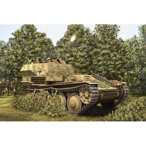 Model plastikowy German 2cm Flak 38 Pz.Kpfw 38 Model plastikowy German 2cm Flak 38 Pz.Kpfw 38