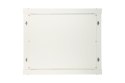 Szafka wisząca rack 9U 600x600 szara metalowe drzwi