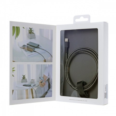 CB-BAL3 wzmocniony nylonowy kabel Quick Charge Lightning-USB | 1.2m | certyfikat MFi Apple CB-BAL3 wzmocniony nylonowy kabel Quick Charge Lightning-USB | 1.2m | certyfikat MFi Apple