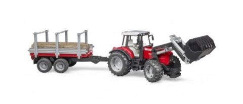 Pojazd Traktor Massey Ferguson z przyczepą Pojazd Traktor Massey Ferguson z przyczepą