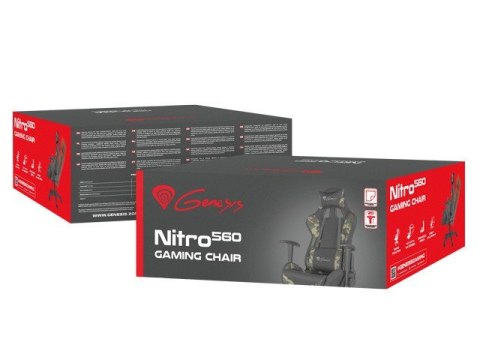 Fotel dla graczy Genesis Nitro 560 Kamuflaż Fotel dla graczy Genesis Nitro 560 Kamuflaż