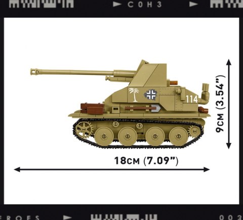 Klocki Marder III Sd.Kfz.139 Klocki Marder III Sd.Kfz.139