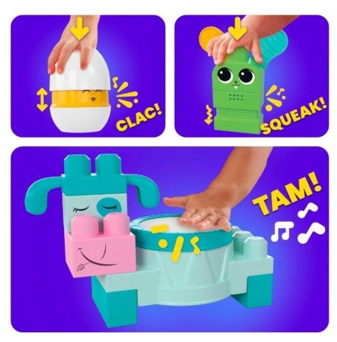 Klocki sensoryczne Muzykalne zwierzątka farma Klocki sensoryczne Muzykalne zwierzątka farma