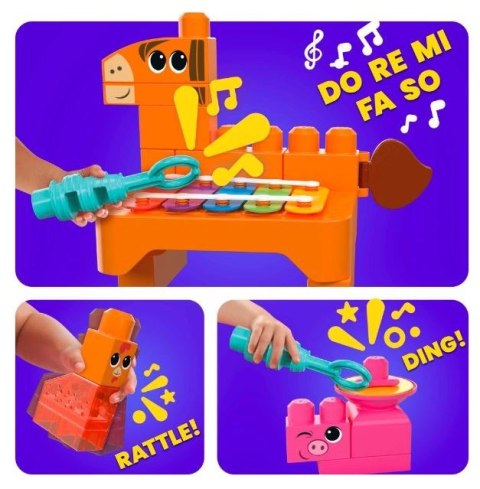 Klocki sensoryczne Muzykalne zwierzątka farma Klocki sensoryczne Muzykalne zwierzątka farma