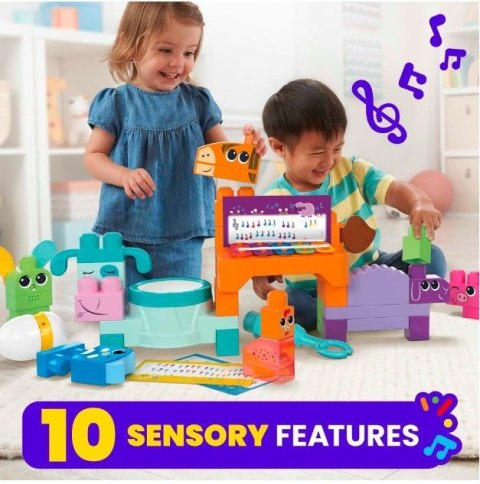 Klocki sensoryczne Muzykalne zwierzątka farma Klocki sensoryczne Muzykalne zwierzątka farma
