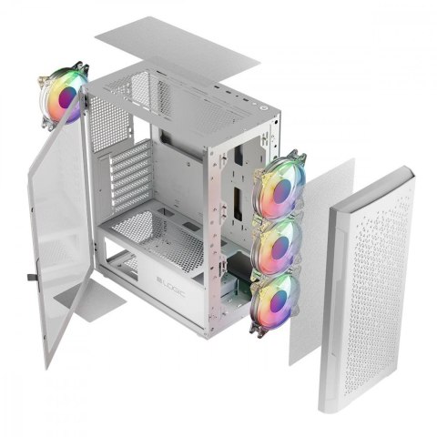 Obudowa Komputerowa Logic Aramis ARGB Midi USB 3.0 Biała Obudowa Komputerowa Logic Aramis ARGB Midi USB 3.0 Biała
