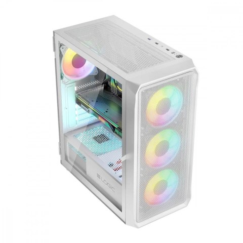 Obudowa Komputerowa Logic Portos ARGB Midi USB 3.0 Biała Obudowa Komputerowa Logic Portos ARGB Midi USB 3.0 Biała