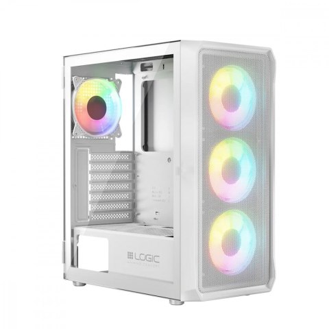 Obudowa Komputerowa Logic Portos ARGB Midi USB 3.0 Biała Obudowa Komputerowa Logic Portos ARGB Midi USB 3.0 Biała