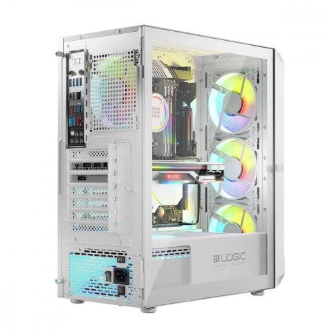 Obudowa Komputerowa Logic Portos ARGB Midi USB 3.0 Biała Obudowa Komputerowa Logic Portos ARGB Midi USB 3.0 Biała