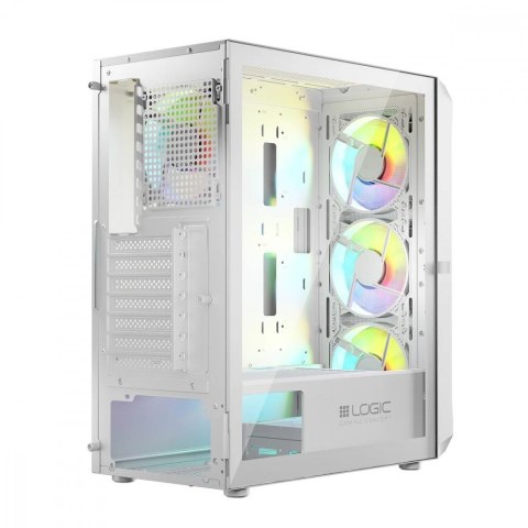 Obudowa Komputerowa Logic Portos ARGB Midi USB 3.0 Biała Obudowa Komputerowa Logic Portos ARGB Midi USB 3.0 Biała
