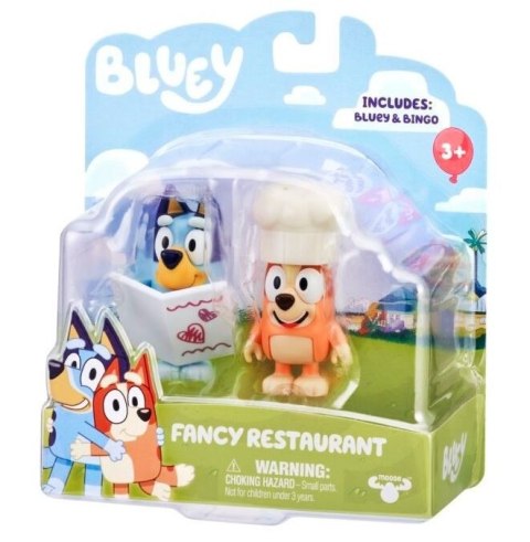 Zestaw figurek Bluey 2pak Ekskluzywna restauracja Zestaw figurek Bluey 2pak Ekskluzywna restauracja