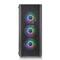 Obudowa - V250 Air Tempered Glass 3x12cm ARGB + 12cm - Blac