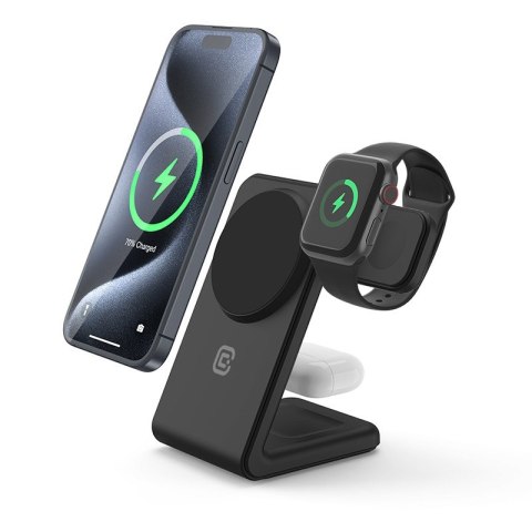 Ładowarka bezprzewodowa 3w1 z MagSafe do iPhone, Apple Watch i AirPods Ładowarka bezprzewodowa 3w1 z MagSafe do iPhone, Apple Watch i AirPods