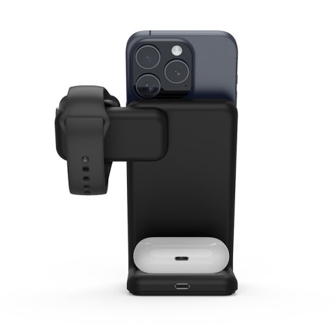 Ładowarka bezprzewodowa 3w1 z MagSafe do iPhone, Apple Watch i AirPods Ładowarka bezprzewodowa 3w1 z MagSafe do iPhone, Apple Watch i AirPods