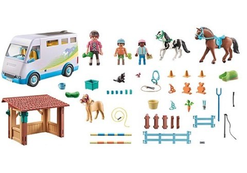 Zestaw figurek Horses 71493 Mobilna nauka jazdy konnej Zestaw figurek Horses 71493 Mobilna nauka jazdy konnej