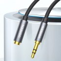 Kabel Ugreen AV118 10595 mini jack 3,5 mm (męski) / mini jack 3,5 mm (żeński) 3m - srebrny
