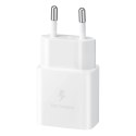 Ładowarka sieciowa Samsung EP-T1510XWEGEU USB-C 15W PD AFC + kabel USB-C - biała