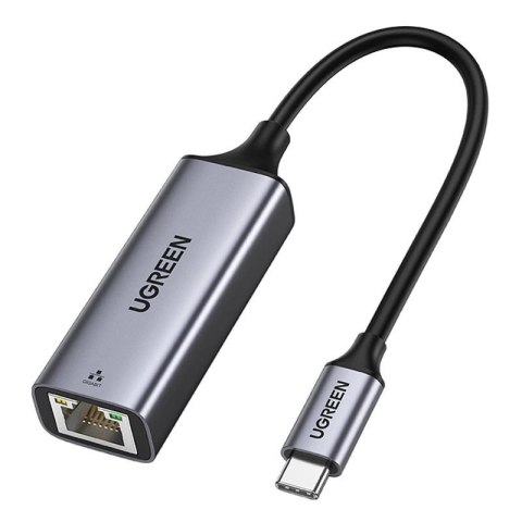 Ugreen zewnętrzna karta sieciowa RJ45 - USB Typ C (1000 Mbps/ 1 Gbps )Gigabit Ethernet szary (CM199) Ugreen zewnętrzna karta sieciowa RJ45 - USB Typ C (1000 Mbps/ 1 Gbps )Gigabit Ethernet szary (CM199)