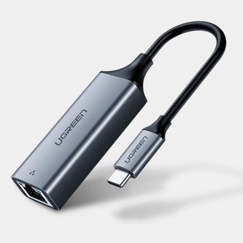 Ugreen zewnętrzna karta sieciowa RJ45 - USB Typ C (1000 Mbps/ 1 Gbps )Gigabit Ethernet szary (CM199) Ugreen zewnętrzna karta sieciowa RJ45 - USB Typ C (1000 Mbps/ 1 Gbps )Gigabit Ethernet szary (CM199)