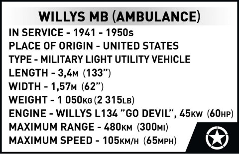 Klocki Willys MB Medical Klocki Willys MB Medical