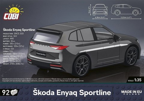 Klocki Skoda Enyaq Sportline 102 klocki Klocki Skoda Enyaq Sportline 102 klocki