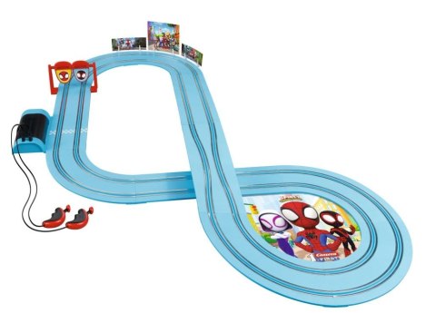Tor samochodowy z pojazdami First Spider Man Spidey Go 2,9m Tor samochodowy z pojazdami First Spider Man Spidey Go 2,9m