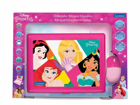 Laptop edukacyjny Disney Księżniczki Dwujęzyczny PL/ ENG 124 aktywności Laptop edukacyjny Disney Księżniczki Dwujęzyczny PL/ ENG 124 aktywności