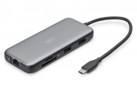 Stacja dokująca USB Typ C 8-portów 2x HDMI 4K/60Hz PD 3.0 Stacja dokująca USB Typ C 8-portów 2x HDMI 4K/60Hz PD 3.0