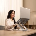 Podstawka pod laptopa, tablet Wozinsky WRS-CPY84SS aluminiowa + Gratis! podstawka do smartfona - srebrna