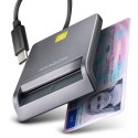 Czytnik kart identyfikacyjnych CRE-SM3TC USB-C, 1.2m kabel