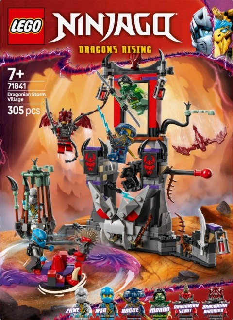 Klocki Ninjago 71841 Burzowa wioska Dragonów Klocki Ninjago 71841 Burzowa wioska Dragonów