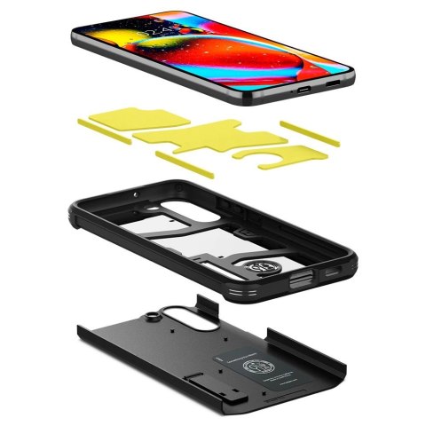 Etui Spigen Tough Armor na Samsung Galaxy S22 - czarne Etui Spigen Tough Armor na Samsung Galaxy S22 - czarne