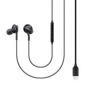 Słuchawki Samsung AKG EO-IC100BBEGEU przewodowe dokanałowe USB-C - czarne