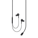 Słuchawki Samsung AKG EO-IC100BBEGEU przewodowe dokanałowe USB-C - czarne