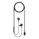 Słuchawki Samsung AKG EO-IC100BBEGEU przewodowe dokanałowe USB-C - czarne