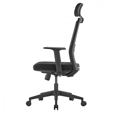 Fotel biurowy premium ergonomiczny ER-425 z wysokim oparciem, max 150 kg, regulowany Fotel biurowy premium ergonomiczny ER-425 z wysokim oparciem, max 150 kg, regulowany
