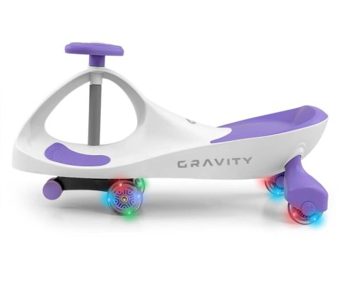 Jeździk grawitacyjny Gravity biało-fioletowy Jeździk grawitacyjny Gravity biało-fioletowy