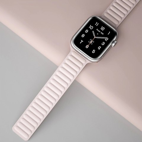 Magnetic Strap pasek do Watch 6 / 5 / 4 / 3 / 2 / SE (40mm / 38mm) magnetyczna opaska bransoleta bransoletka brązowy Magnetic Strap pasek do Watch 6 / 5 / 4 / 3 / 2 / SE (40mm / 38mm) magnetyczna opaska bransoleta bransoletka brązowy