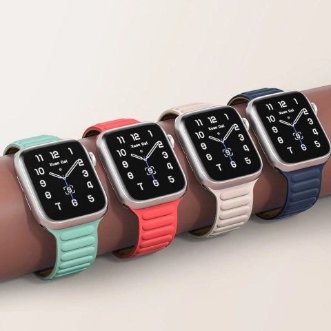 Magnetic Strap pasek do Watch 6 / 5 / 4 / 3 / 2 / SE (40mm / 38mm) magnetyczna opaska bransoleta bransoletka czarny Magnetic Strap pasek do Watch 6 / 5 / 4 / 3 / 2 / SE (40mm / 38mm) magnetyczna opaska bransoleta bransoletka czarny