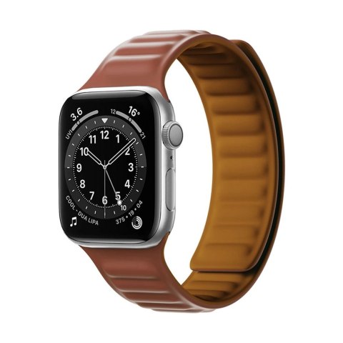 Magnetic Strap pasek do Watch 7/8/9 45mm magnetyczna opaska bransoleta bransoletka brązowy Magnetic Strap pasek do Watch 7/8/9 45mm magnetyczna opaska bransoleta bransoletka brązowy
